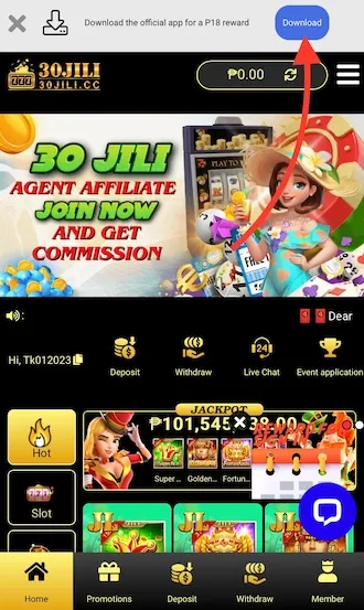 the 30jili download App