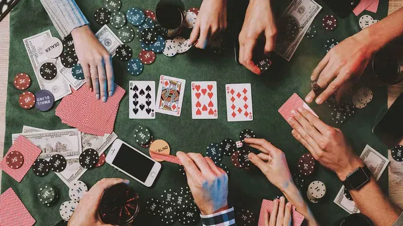 Each specific round when participating in the Poker card game